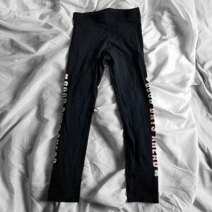 H&M Good Days Ahead Black Leggings For Girls